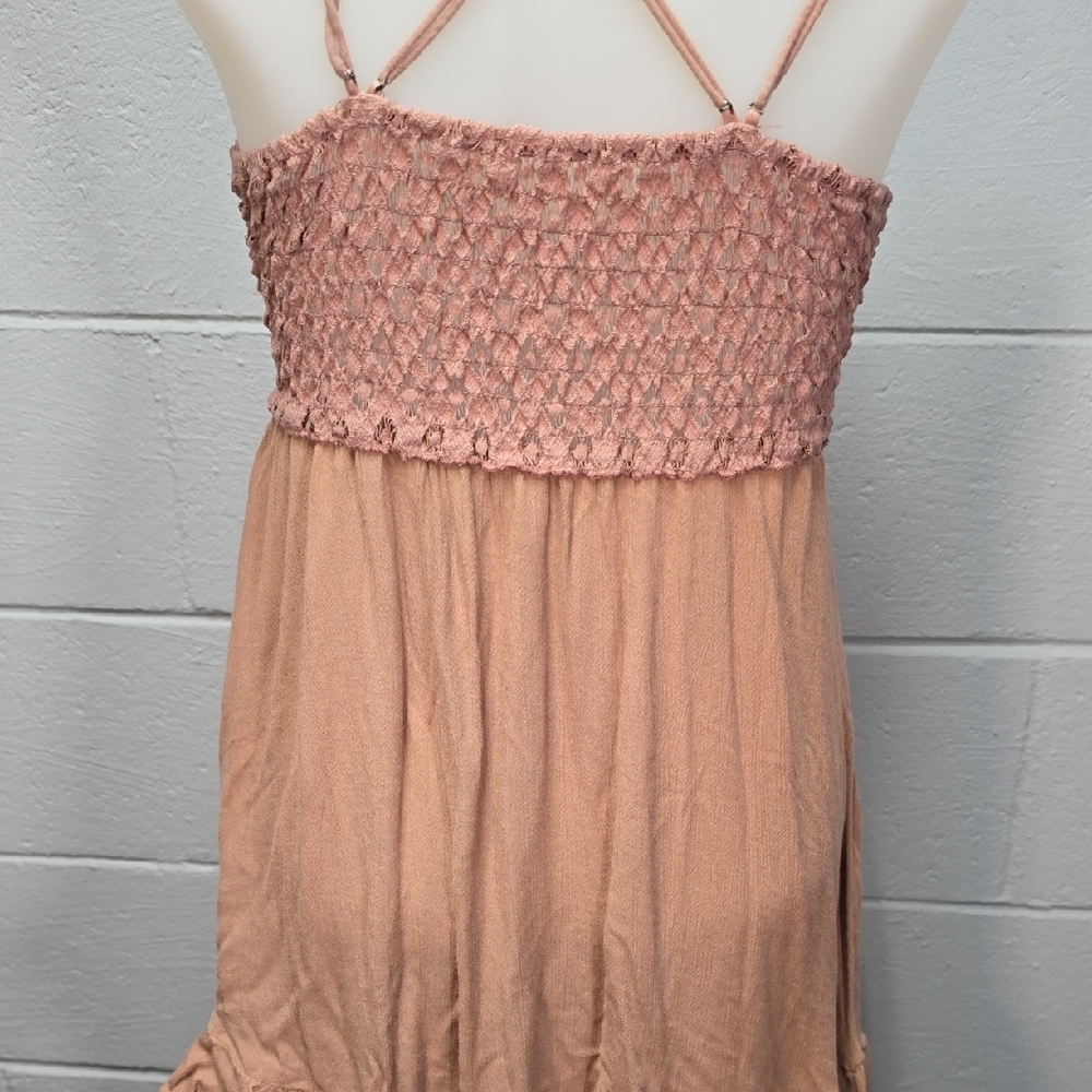 Elegant Pink Free People Lace Dress - Picture 8 of 10